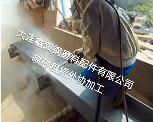 方管镀锌管喷砂加工